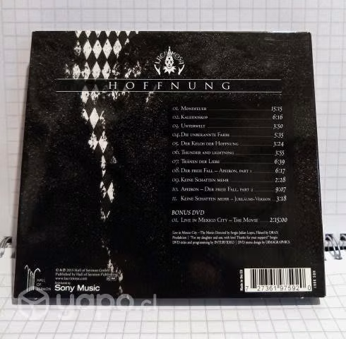 Lacrimosa - Hoffnung Deluxe Edition - CD + DVD - Imagen 2