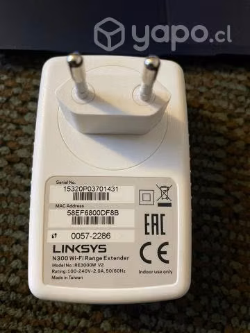 Repetidor Linksys - WiFi N300 RE3000W - Imagen 2