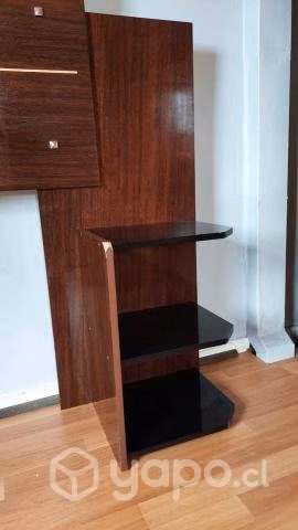 Respaldo con veladores,para cama de 2 plazas