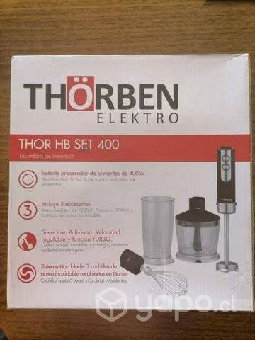 Minipimer thorben 400w licuadora