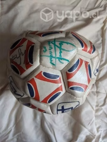 Pelota autografiada por los jugadores de Francia 9