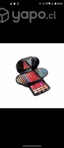 hermosa y grande maleta de maquillaje
