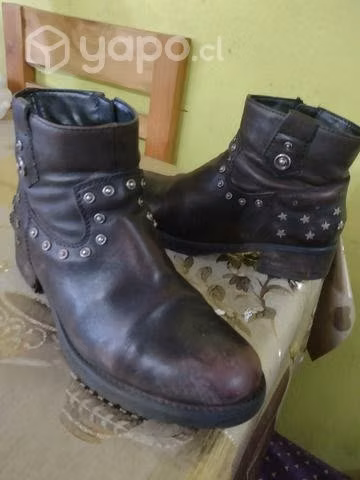 Botines 39 cuero excelente estado - Imagen 5