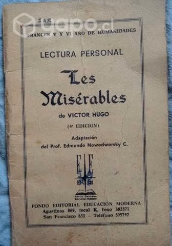 Les Misérables Lectura personal 1965