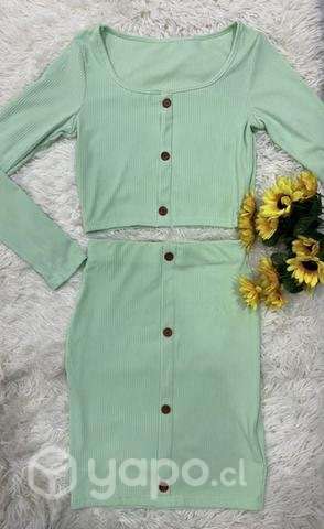 top crop + falda - Imagen 2
