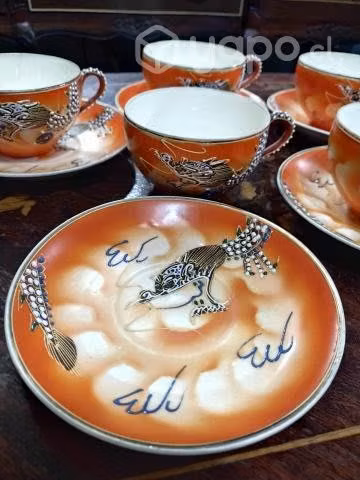 Tazas japonesas de cáscara de huevo