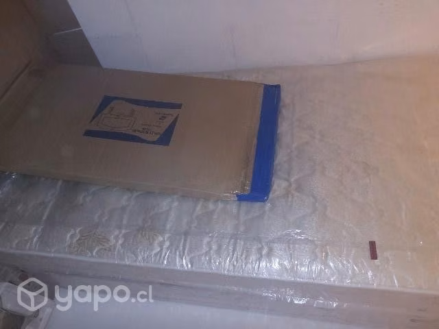 Cama de 1 plaza con respaldo