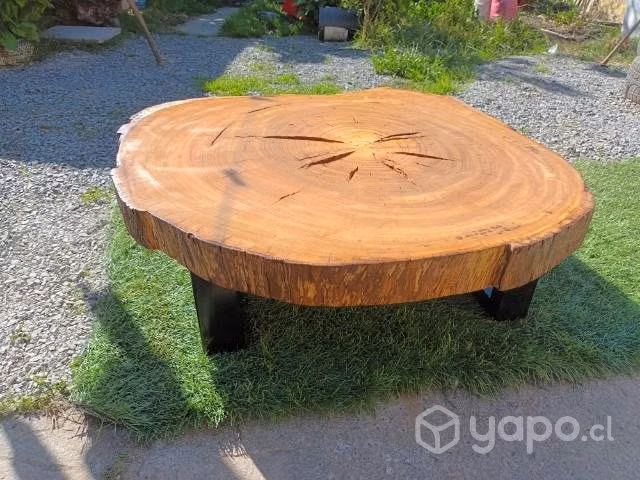 Mesa de centro rustica