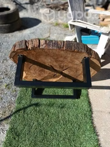 Mesa de centro rustica