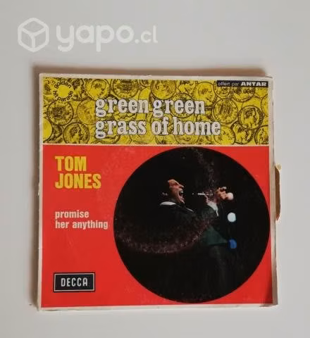 Vinilo Tom Jones Green Green Grass Of Home Maxi