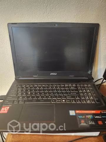Msi GP63 i7-8750H GTX1060 6GB 16GB RAM RGB