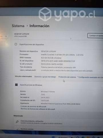 Msi GP63 i7-8750H GTX1060 6GB 16GB RAM RGB