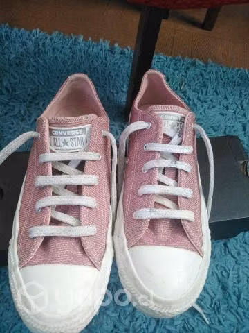 Zapatilla Converse Rosada Brillante