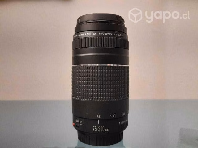 Lente CANON 75-300mm f/4-5.6 III (1 SOLO USO)