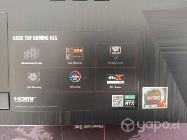 Notebook Gamer Asus Tuf FX506IV - Imagen 4