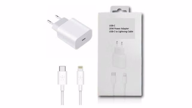 Cargador Para iPhone 20w Cable Usb-c A Lightning