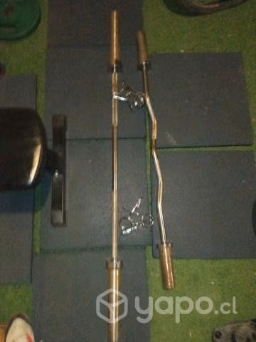 Barra olímpica rectas y z