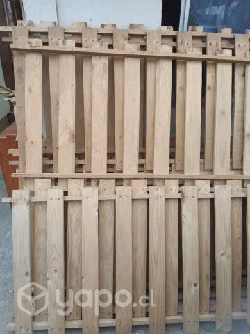 Camarote fierro con somier madera