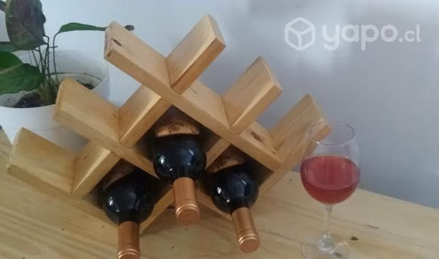 Cava vinos madera 100%reciclada - Imagen 2