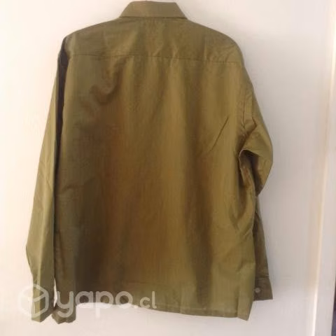 Camisa Verde para Hombre Marca Custom Crafted Pla