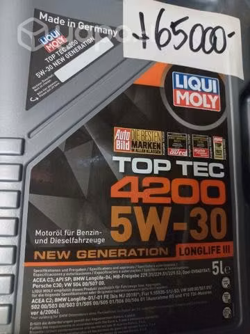 Aceite 5w30 liqui moly bidón 5 litros - Imagen 2