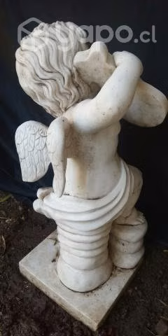Bella escultura en marmol * Querubin