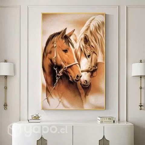 Cuadro caballos enamorados - Imagen 2