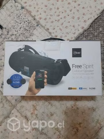 Parlante bluetooth big spirit ipx5 negro mlab