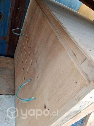 Canil de transporte de madera