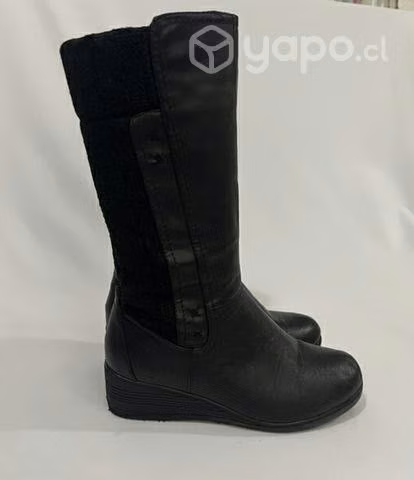 Bota Taco Chino Sintético y Lana Marca New Walk 36