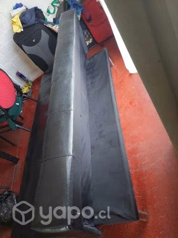 futon negro como nuevo poco uso