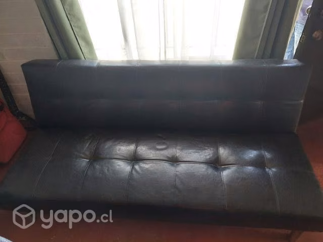 futon negro como nuevo poco uso