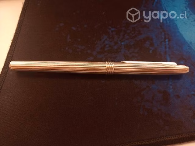 Pluma fuente Christian Dior Plata 925 y Oro