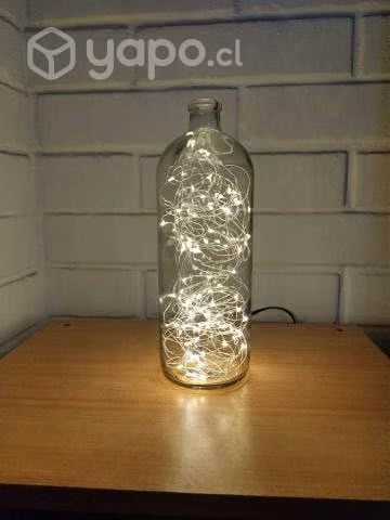 Lámpara de Botellas Recicladas
