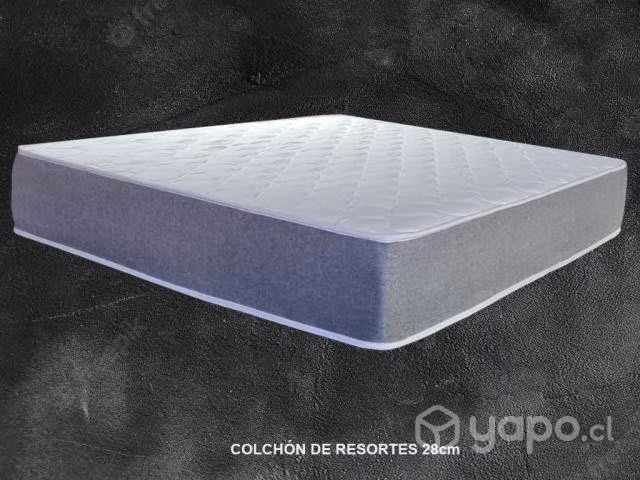 Colchón RESORTE 28 CM