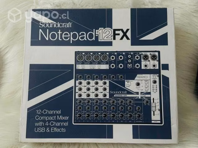 Consola Soundcraft Notepad-12fx Con Usb