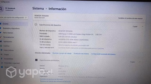 Notebook Acer