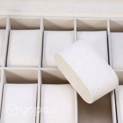 Organizador Reloj Deluxe 12 Relojes 100% Cuero Nat