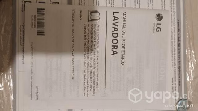 Lavadora Automática LG 16kg casi nueva - Imagen 5