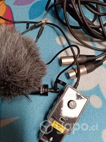 Interfaz + micrófono+ cable portátil