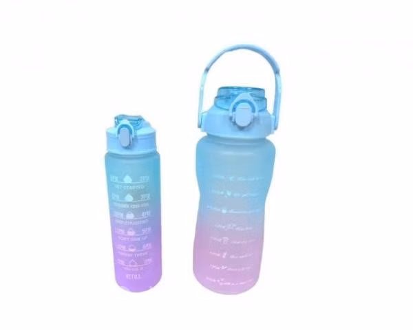 Botella Motivacional Agua 2 Lts Regalo 1 botella