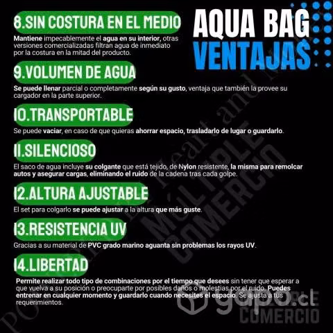 SACO DE BOXEO AGUA Nueva versión WATER BAG AQUABAG