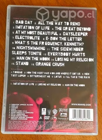 DVD REM "The best of Rem"