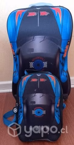 Mochila con ruedas + Lonchera