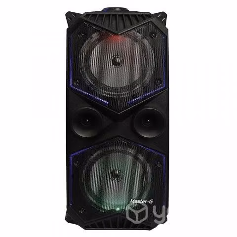 Parlante karaoke portátil bluetooth master g + mic