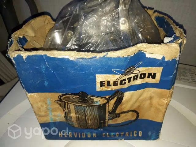 Antiguo hervidor electron.marca chilena, decoracio