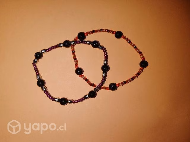 Pulseras con piedra estrella artesanales