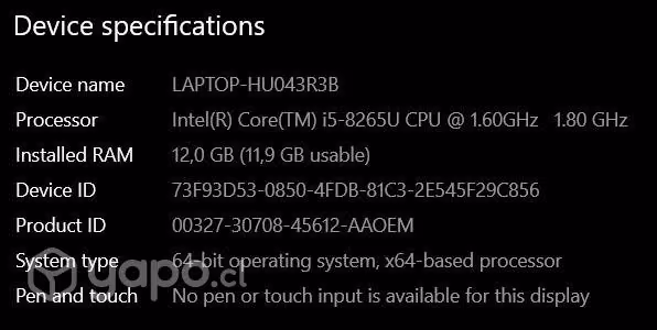 Notebook asus vivobook s14 s430f i5 256ssd 12ram