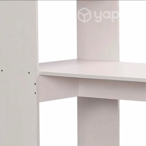 Escritorio Mesa Librero Blanco MDF Hogar