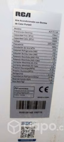 Aire acondicionado portátil